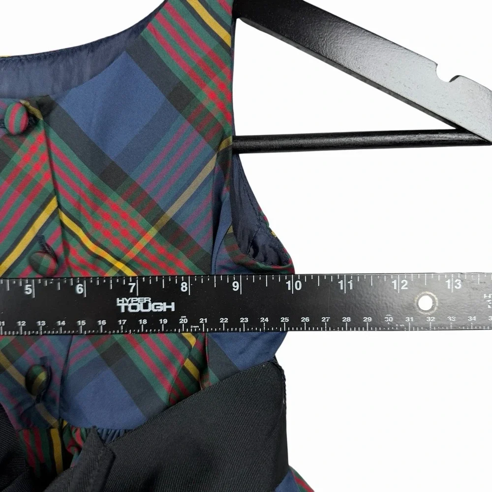 Ralph Lauren‎ Dress Holiday Multicolor Tartan Plaid Little Girl Sz 3/3T